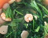 Foto langkah ke 3 dari resep Ca Baby Caisim udang bakso.