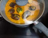 A picture of step 5 of Stuffed brinjal masala.