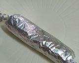 A picture of step 6 of #Pinwheel roll sandwich#wraps.