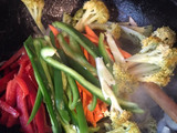 Fideos con verduras 🤤