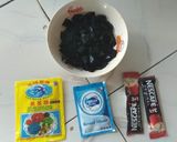 Foto langkah ke 1 dari resep Puding Cappucino Cincau Simple.