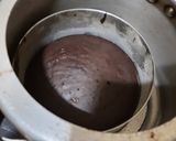 A picture of step 7 of Black forest cake stuff California crunchy walnuts cake.