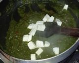 A picture of step 7 of Palak Paneer.