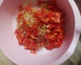 A picture of step 2 of Rava chilla.
