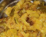 A picture of step 3 of Patta gobhi ki sabji.