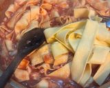 Foto del passaggio 5 della ricetta Pappardelle al sugo di merluzzo