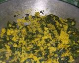 A picture of step 8 of Chaulai aur moong dal ki sabji.