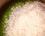 A picture of step 4 of Green, white, green rice 🇳🇬.