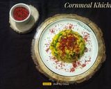 A picture of step 10 of Cornmeal Khichu / Makai Nu Khichyu.