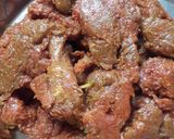 A picture of step 2 of Seekh kabab.