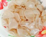 Hình bước làm 1 của món Củ cải muối xào nước tương (món chay)