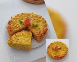A picture of step 4 of Crustless Smoked Trout and Leek Quiche.