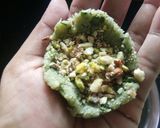 A picture of step 3 of Paan coconut modak.