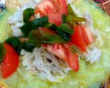 Foto langkah ke 5 dari resep Soto Ayam (suwir) Kuah Kuning.