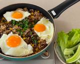A picture of step 6 of Beef Rice on the Family Dinner Table.