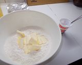 Almás-mákos linzertekercs recept fázis 2 fotója
