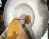 Foto del paso 8 de la receta: Crema de lentejas con crujiente de jamón y huevo de codorniz en lékué