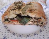 Foto del paso 8 de la receta: Rollo / tarta de milanesas sobradas  y berenjenas