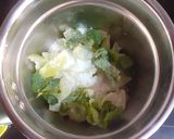 A picture of step 1 of Amla juice.
