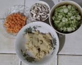 Foto langkah ke 1 dari resep 11. Pizza tempe brokoli jamur.