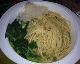Foto langkah ke 7 dari resep Fettucini Agio Olio Saus Ayam Jamur.