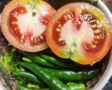 A picture of step 3 of Tomato coriander chilli chutney.