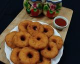 A picture of step 5 of Sooji Potato Vada.