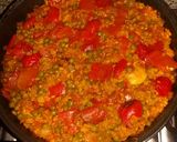 Foto del paso 6 de la receta Arroz con pimiento rojo y guisantes