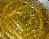 A picture of step 7 of Stuffed Grape Leaves (My Way).