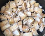 Foto langkah ke 2 dari resep Gangan Nangka Kepala iwak Karing / Sayur Nangka Kepala Ikan Asin.