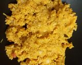 A picture of step 2 of Rice cheesy pakoda.