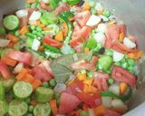 A picture of step 2 of Vegetable Pulao - quick & easy.