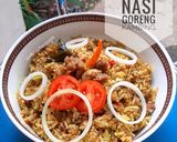 Foto langkah ke 8 dari resep Nasi Goreng Kambing Khas Rempah.