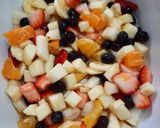 Foto del paso 3 de la receta: Ensalada de frutas de estación 🍊🍓🍎🍌