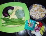 Foto langkah ke 1 dari resep Tumis sayur campur.
