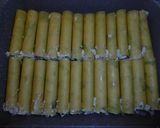 A picture of step 5 of Stuffed Canelloni with Leek-Feta-Mozzarella Cheese.