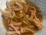 Sosis telur asam manis
