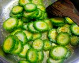 A picture of step 2 of Karela Subzi (Bitter Gourd).