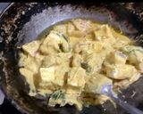 A picture of step 2 of Hariyali paneer tikka roll.
