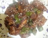 A picture of step 5 of Fish chilli.