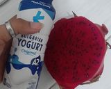 Foto langkah ke 1 dari resep Jus Buah Naga Yogurt.