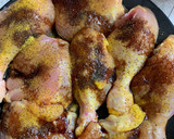 Foto del paso 1 de la receta: Pollo a la pimienta-limón con espagueti al cilantro y guarnición