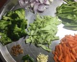 A picture of step 1 of Veg Chow Mein / Chinese Noodles.