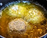 Foto del paso 4 de la receta: AROS De Cebolla,🌰🐏 rellenos con Carne de Cordero...!