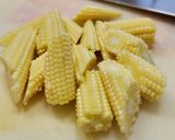 青椒玉米筍炒肉的食譜步驟1照片
