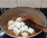 A picture of step 8 of PANEER with COCONUT MILK..