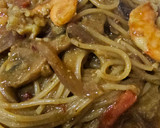 Foto del paso 6 de la receta: Spaguetini con langostinos en salsa de curry