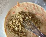 Steamed walnut and carrot pudding recipe step 3 photo