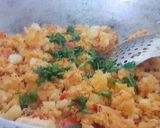 A picture of step 8 of Bread poha.