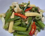 Foto langkah ke 4 dari resep TUMIS BUNGA BAWANG PUTREN KEMBANG KOL ▪︎.